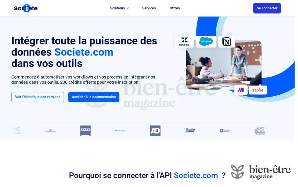 Capture : Societe.com : Connecter vos outils en API